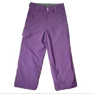 Volcom Youth Command Purple Snowboard Ski Pants Sz: L